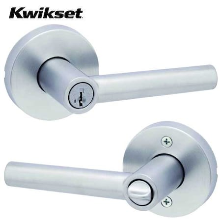 Kwikset Milan Entry Lever with Round Rose / Polished Chrome KWS-740MIL-SMT-RDT-26